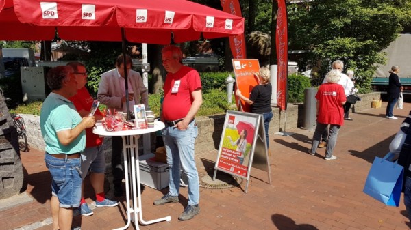 SPD Stand Soziales und Kultur